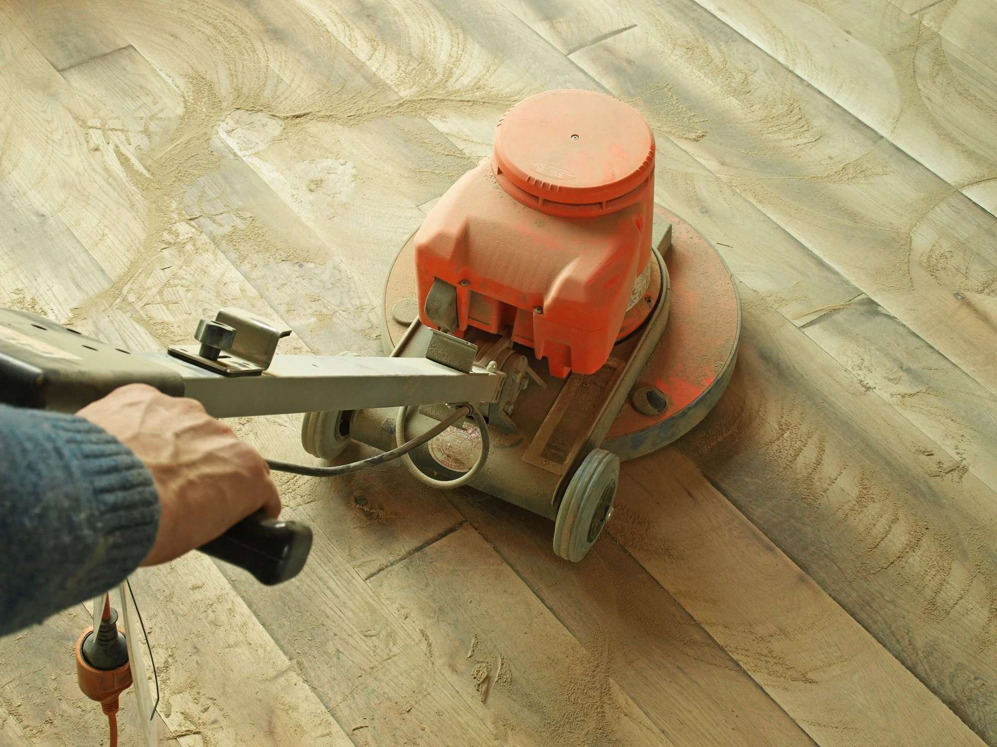Concrete slab after floor glue removal in Adelaide