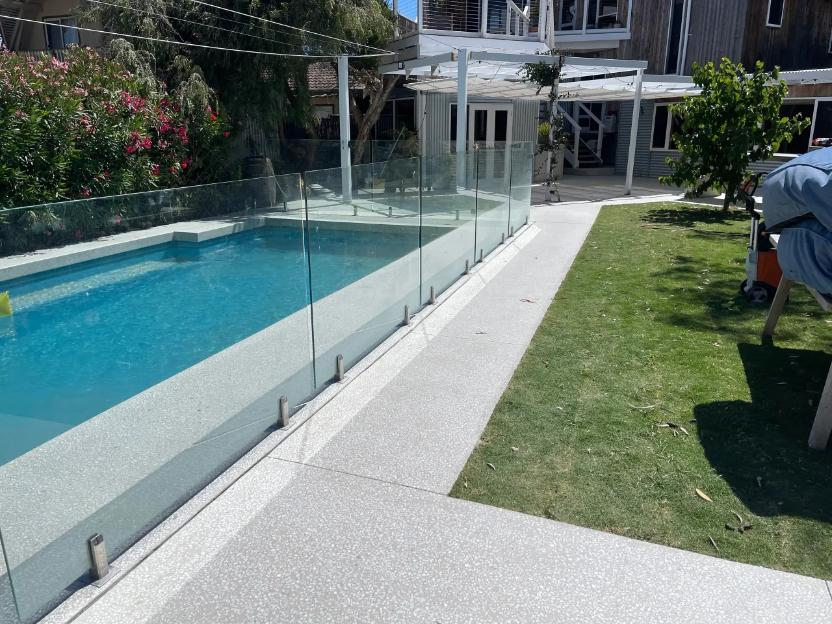Honed concrete finish by Polished SA